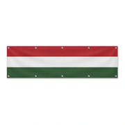 Drapeau de la Hongrie grand format XL en polyester avec dix œillets