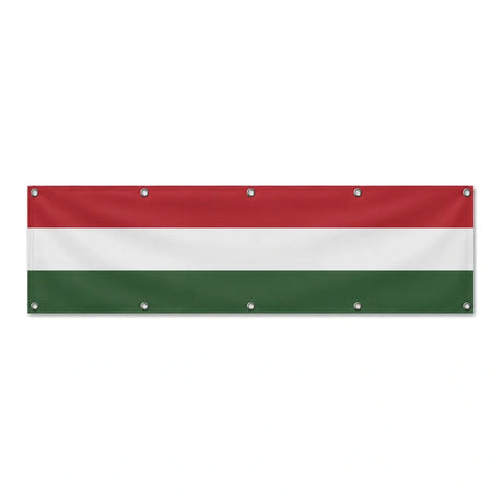 Drapeau de la Hongrie grand format XL en polyester avec dix œillets
