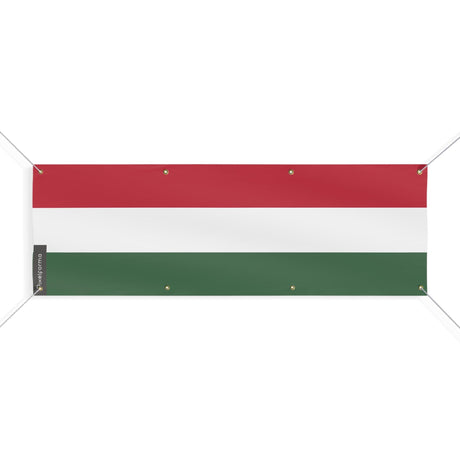 Drapeau de la Hongrie 8 Oeillets en plusieurs tailles - Pixelforma 