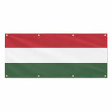 Drapeau hongrie polyester résistant pour extérieur durable