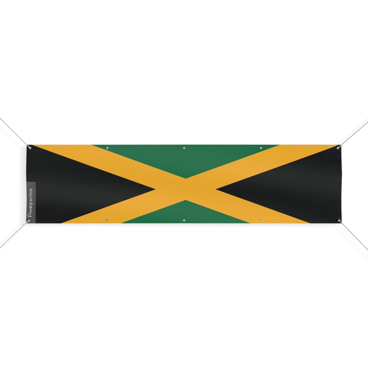 Jamaica Flag 10 Eyelets in Multiple Sizes