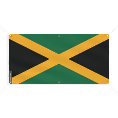 Drapeau de la Jamaïque 6 Oeillets en plusieurs tailles - Pixelforma