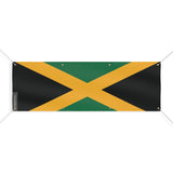 Drapeau de la Jamaïque 8 Oeillets en plusieurs tailles - Pixelforma 