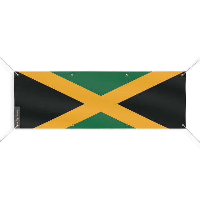 Drapeau de la Jamaïque 8 Oeillets en plusieurs tailles - Pixelforma