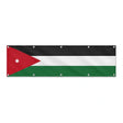 Drapeau de la Jordanie grand format XL en polyester avec dix œillets
