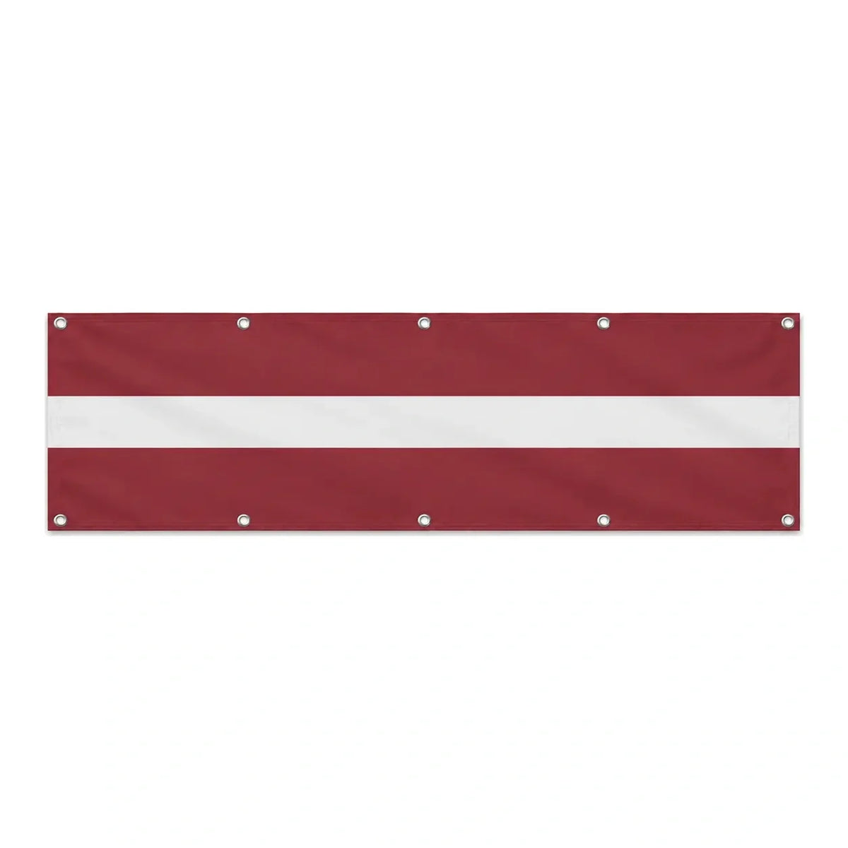 Drapeau de la Lettonie grand format XL en polyester avec dix œillets