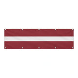 Drapeau de la Lettonie grand format XL en polyester avec dix œillets