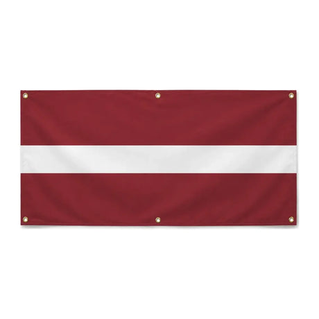 Drapeau lettonie polyester résistant usage extérieur durable
