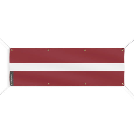 Drapeau de la Lettonie 8 Oeillets en plusieurs tailles - Pixelforma 