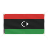 Drapeau de la Libye 6 Oeillets en plusieurs tailles - Pixelforma 