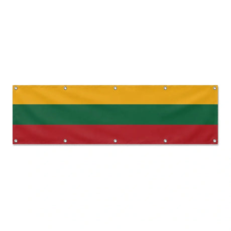 Drapeau de la Lituanie grand format XL en polyester avec dix œillets