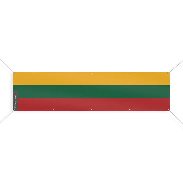 Drapeau de la Lituanie 10 Oeillets en Plusieurs Tailles (XL) - Pixelforma 