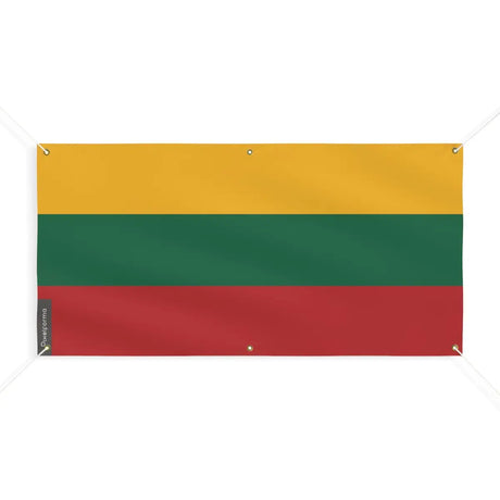 Drapeau de la Lituanie 6 Oeillets en Plusieurs Tailles (M) - Pixelforma 