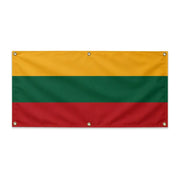 Drapeau lituanie polyester résistant avec œillets renforcés
