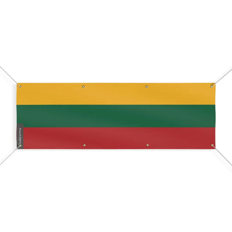 Drapeau de la Lituanie 8 Oeillets en Plusieurs Tailles (L) - Pixelforma 