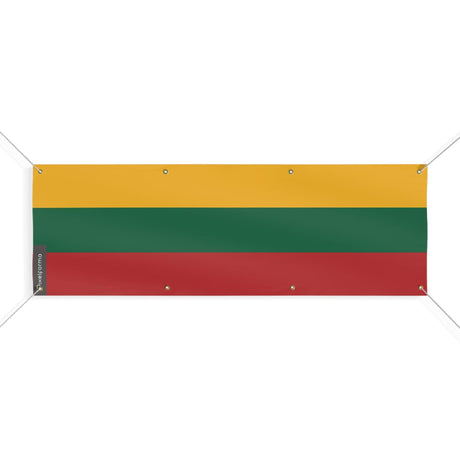 Drapeau de la Lituanie 8 Oeillets en plusieurs tailles - Pixelforma 