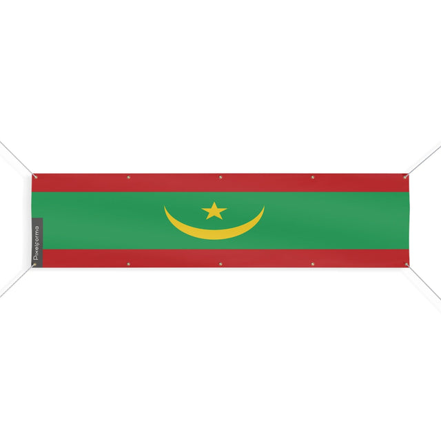 Drapeau de la Mauritanie 10 Oeillets en plusieurs tailles - Pixelforma 