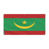 Drapeau de la Mauritanie 6 Oeillets en plusieurs tailles - Pixelforma 