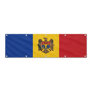 Drapeau de la Moldavie grand format XL en polyester avec dix œillets