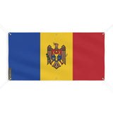 Drapeau de la moldavie 6 oeillets en plusieurs tailles (m) - pixelforma