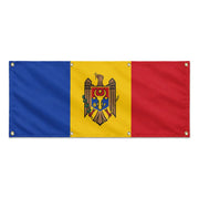 Drapeau moldavie en polyester résistant huit œillets