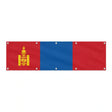 Drapeau de la Mongolie grand format XL en polyester avec dix œillets