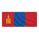 Drapeau mongolie en polyester résistant usage extérieur