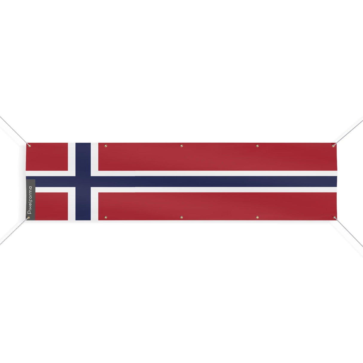 Bandera de Noruega 10 ojales en varios tamaños