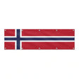 Drapeau de la Norvège grand format XL en polyester avec dix œillets