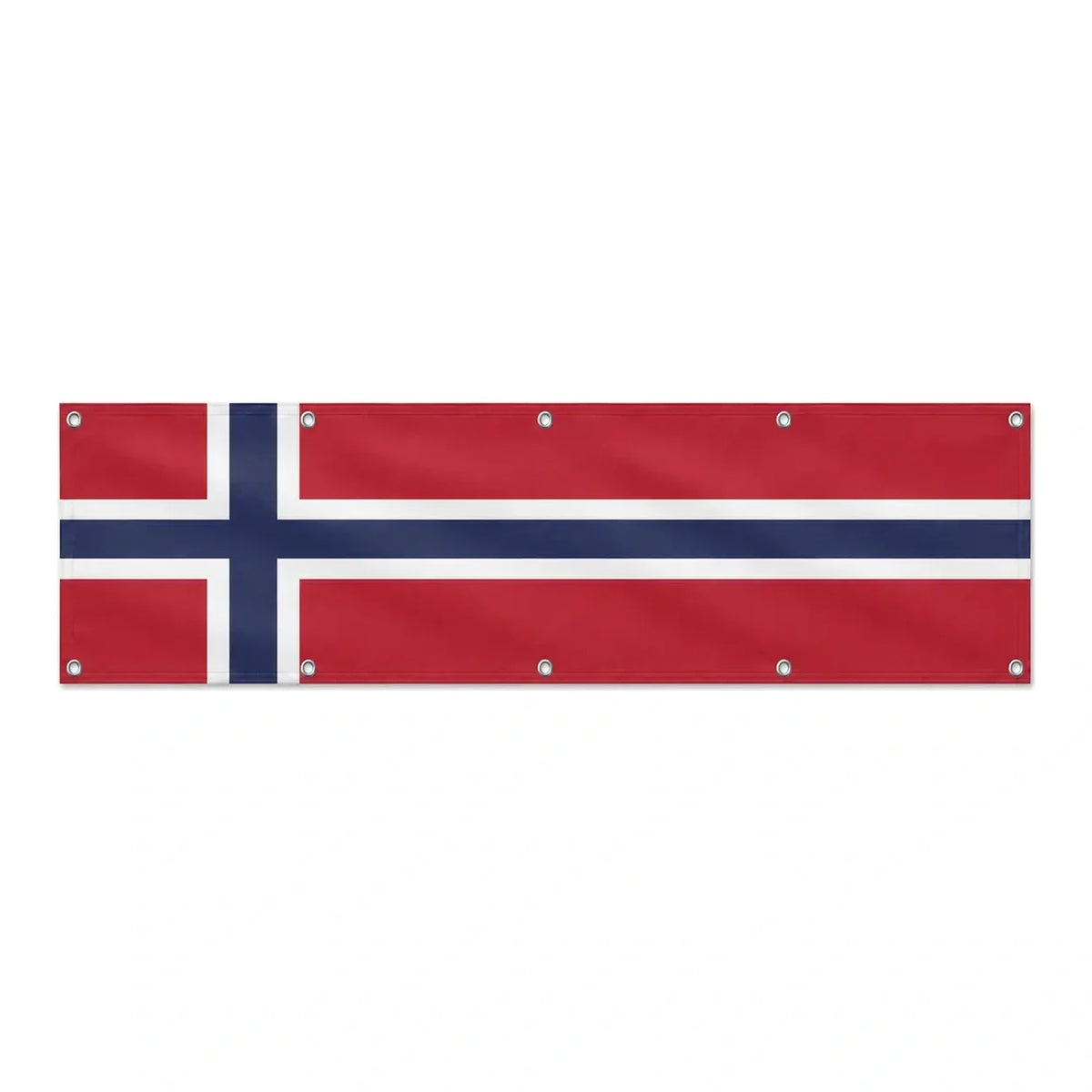 Drapeau de la Norvège grand format XL en polyester avec dix œillets