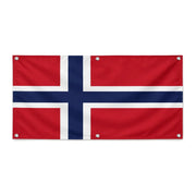 Drapeau norvège polyester résistant aux intempéries