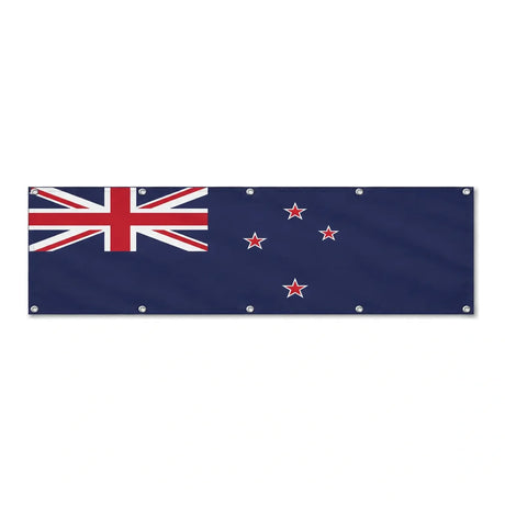 Drapeau de la Nouvelle-Zélande grand format XL en polyester avec dix œillets