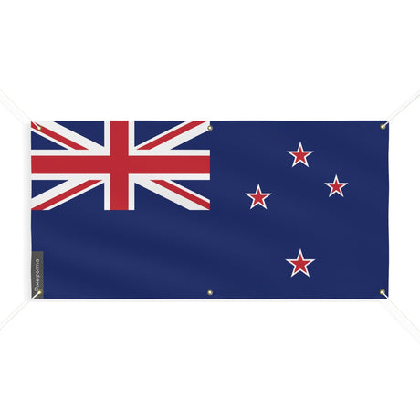 Drapeau de la Nouvelle-Zélande 6 Oeillets en plusieurs tailles - Pixelforma 