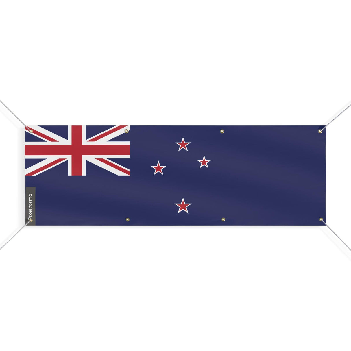 Drapeau de la Nouvelle-Zélande 8 Oeillets en plusieurs tailles - Pixelforma 