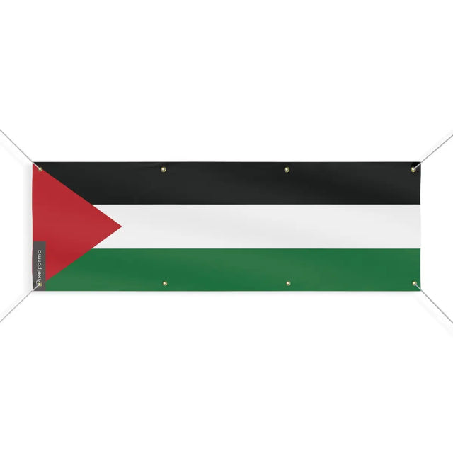 Drapeau de la Palestine 8 Oeillets en Plusieurs Tailles (L) - Pixelforma 