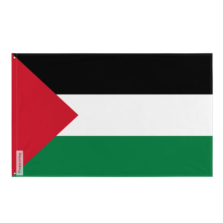 Drapeau de la Palestine en plusieurs tailles 100 % polyester Imprimer avec Double ourlet - Pixelforma 