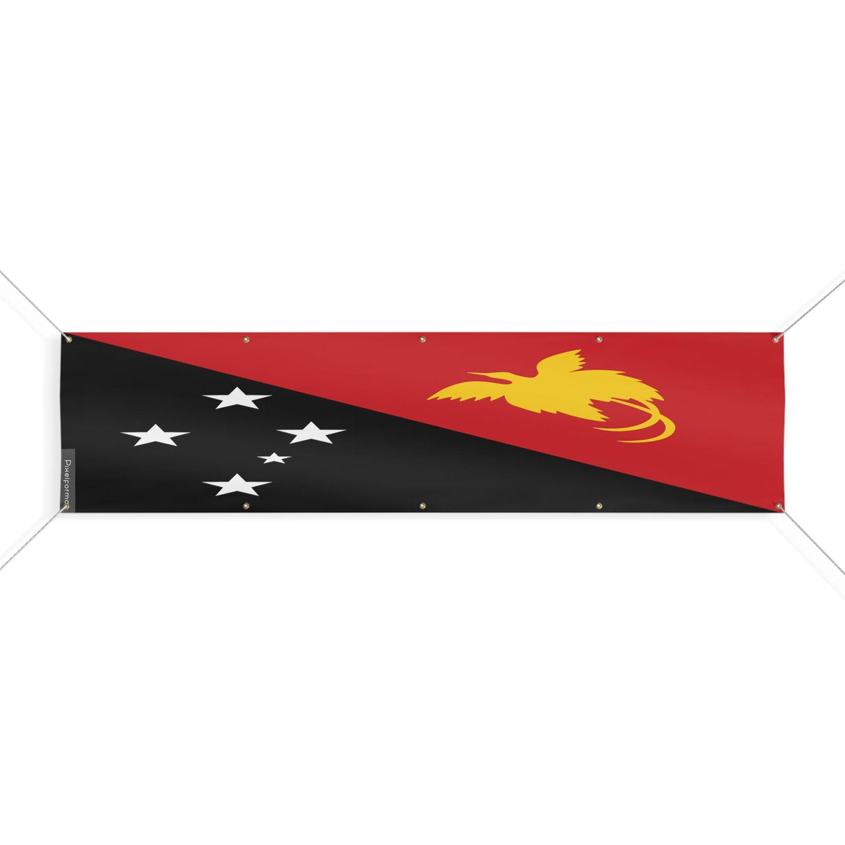 Drapeau de la Papouasie-Nouvelle-Guinée 10 Oeillets en plusieurs tailles - Pixelforma 