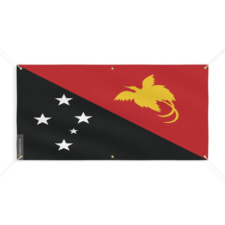 Drapeau de la Papouasie-Nouvelle-Guinée 6 Oeillets en plusieurs tailles - Pixelforma 