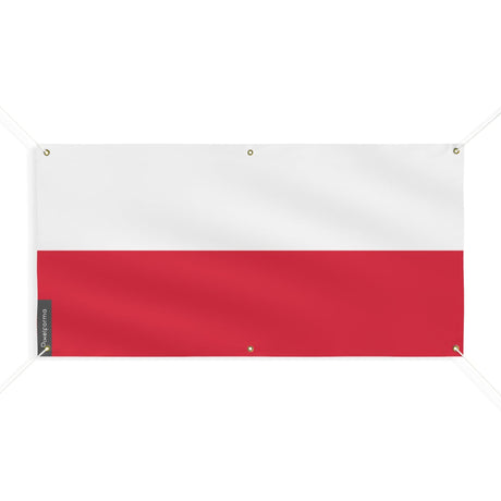 Drapeau de la Pologne 6 Oeillets en plusieurs tailles - Pixelforma