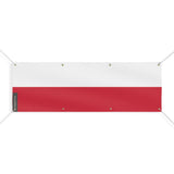 Drapeau de la Pologne 8 Oeillets en plusieurs tailles - Pixelforma 