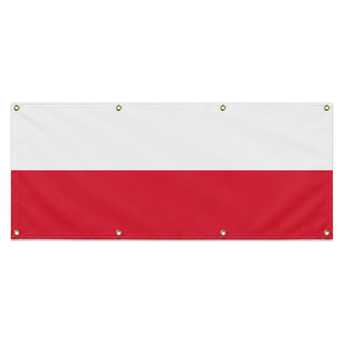 Drapeau pologne en polyester résistant aux intempéries