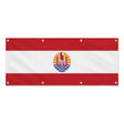 Drapeau polynésie française polyester résistant aux intempéries