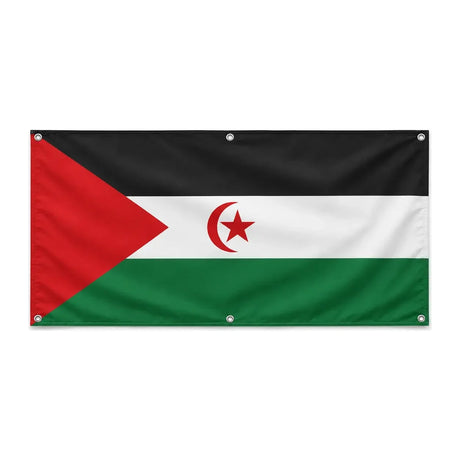 Drapeau république arabe sahraouie démocratique polyester résistant