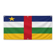 Drapeau république centrafricaine polyester résistant extérieur