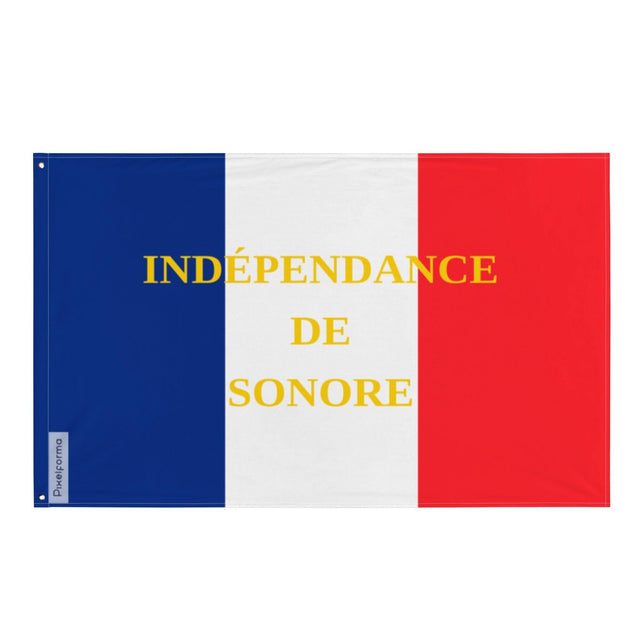 Drapeau de la République de Sonore en plusieurs tailles 100 % polyester Imprimer avec Double ourlet - Pixelforma 