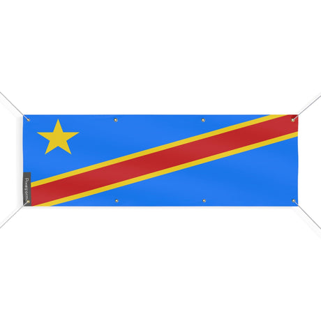 Drapeau de la république démocratique du Congo 8 Oeillets en plusieurs tailles - Pixelforma 