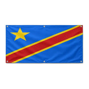 Drapeau république démocratique congo polyester résistant