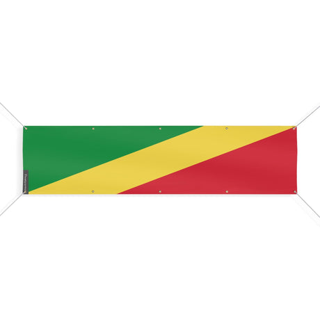 Drapeau de la république du Congo 10 Oeillets en plusieurs tailles - Pixelforma 