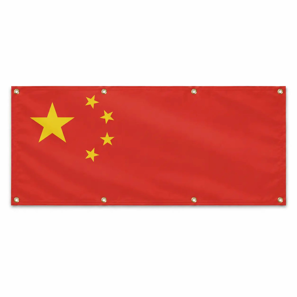 Drapeau chine polyester résistant aux intempéries 8 œillets