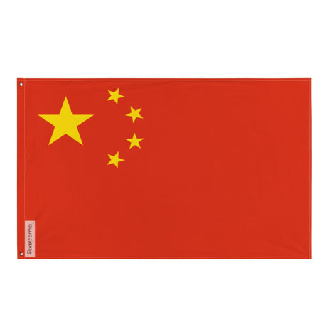 Drapeau de la république populaire de Chine en plusieurs tailles 100 % polyester Imprimer avec Double ourlet - Pixelforma 